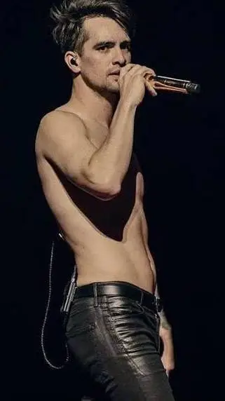 ai character: Brendon Urie  background