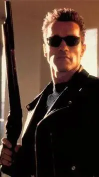ai character: Terminator  background