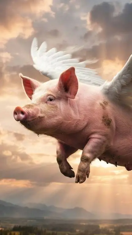 ai character: troubling pig background