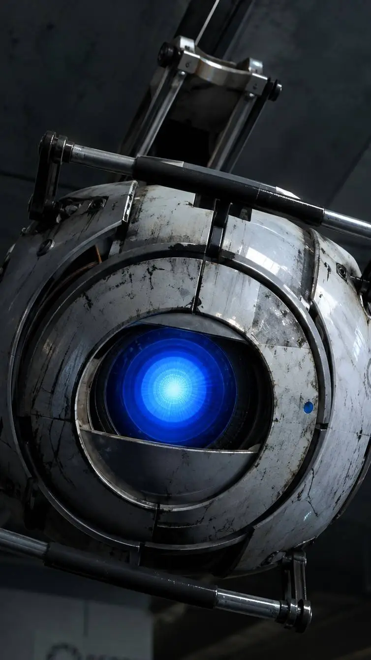 ai character: Wheatley  background
