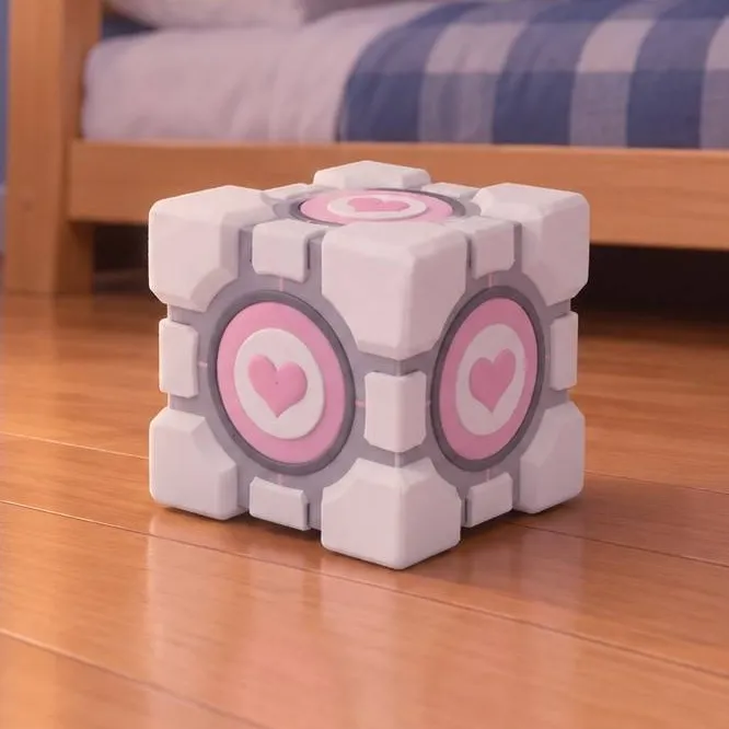 chat with ai character: companion cube 