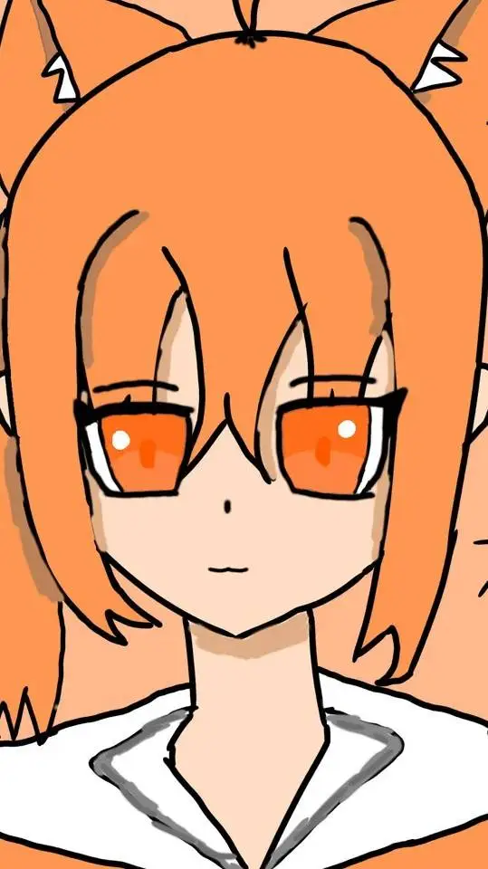 ai character: 橘貓 background