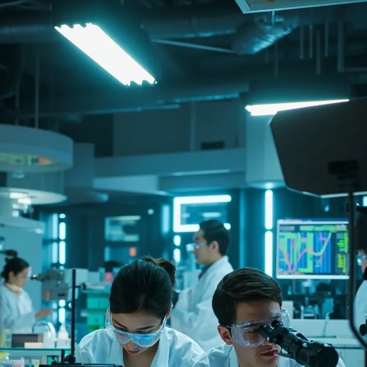 chat with ai character: scientists group