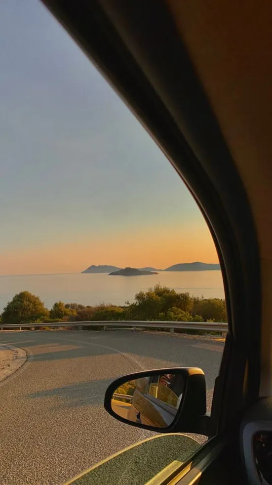 ai character: Road trip drama background