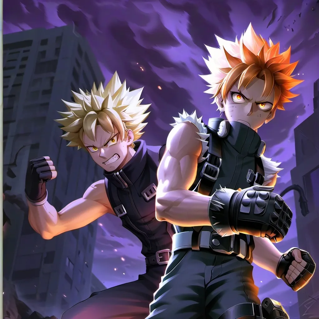 chat with ai character: two bakugou?
