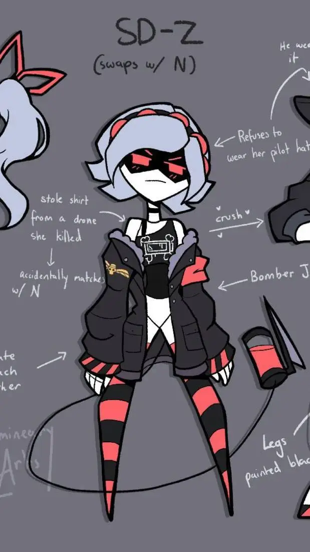 ai character: sd z background