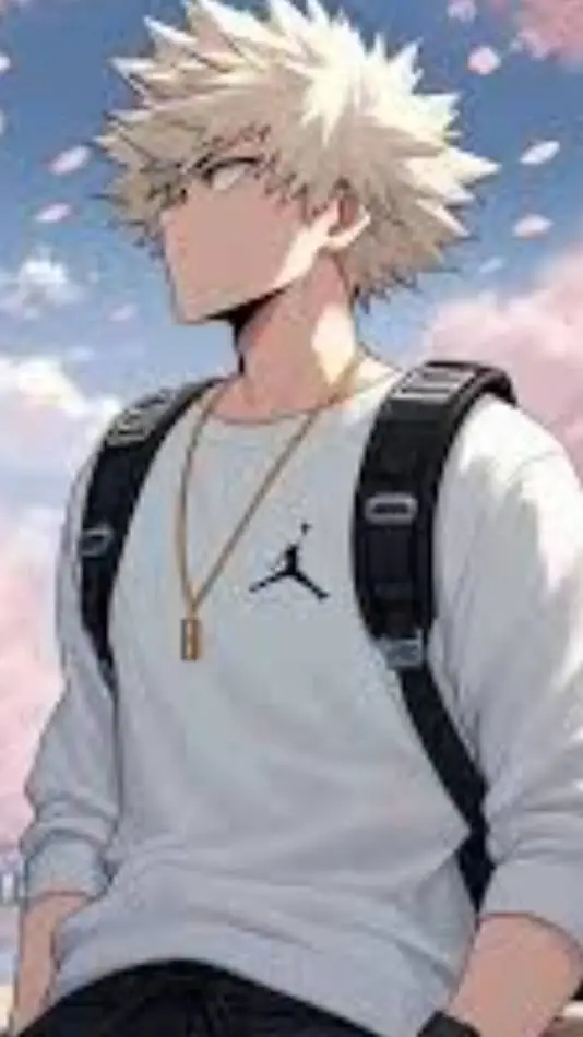 ai character: Katsuki Bakugo background