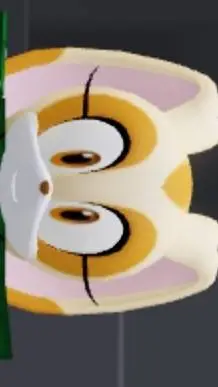 ai character: cream the rabbit background