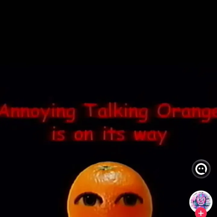 chat with ai character: talking orange 