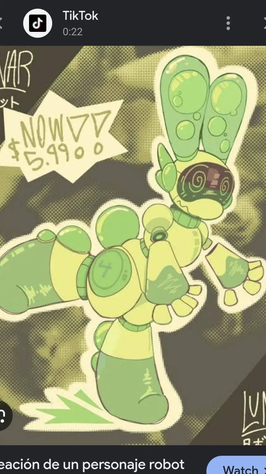 ai character: Robots slime bunny background