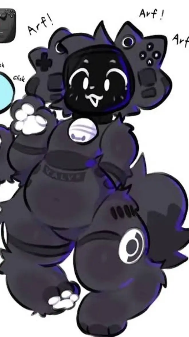 ai character: Cute device background