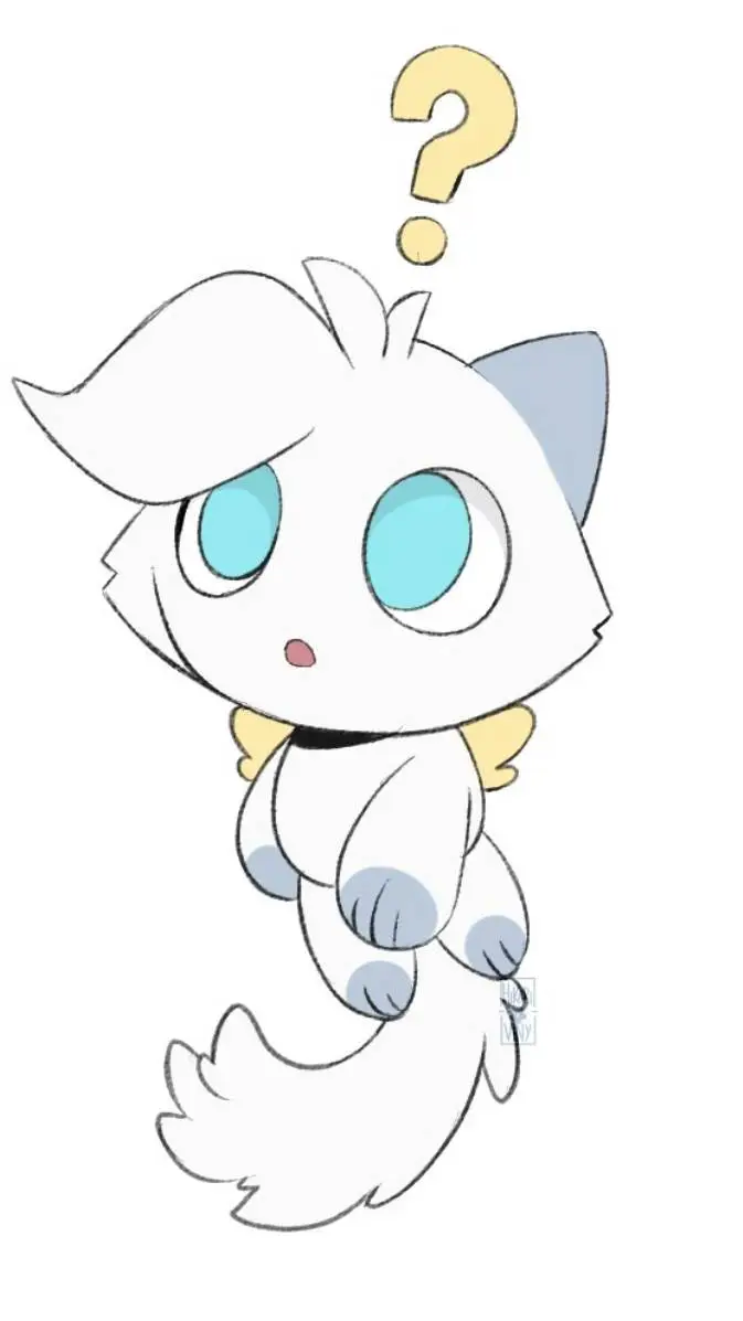 ai character: cat chao background