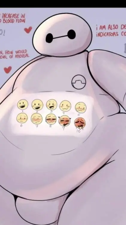 ai character: baymax background