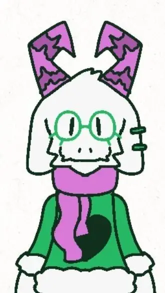 ai character: DT FTS: Ralsei background