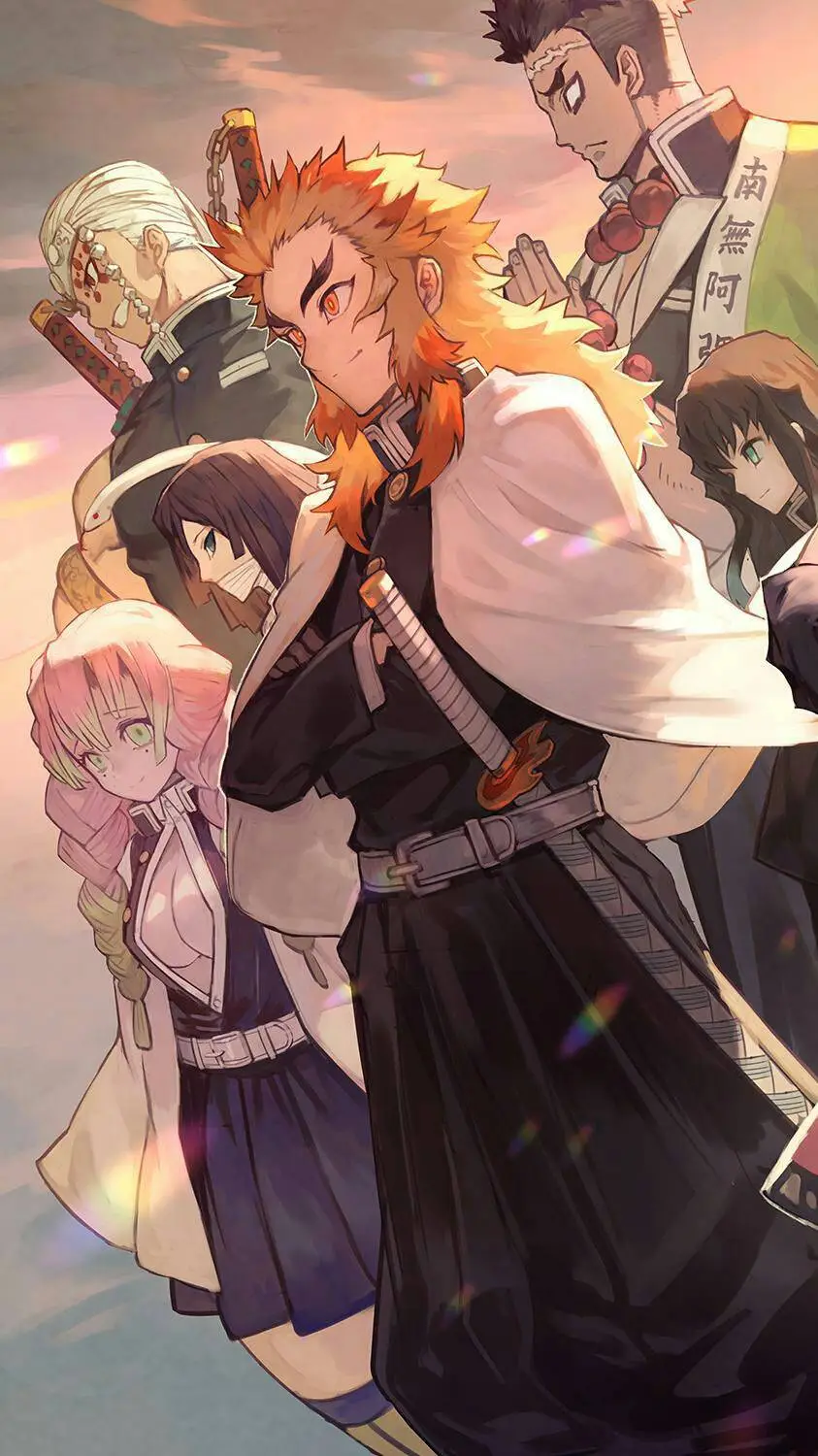 ai character: Iguro x Mitsuri  background