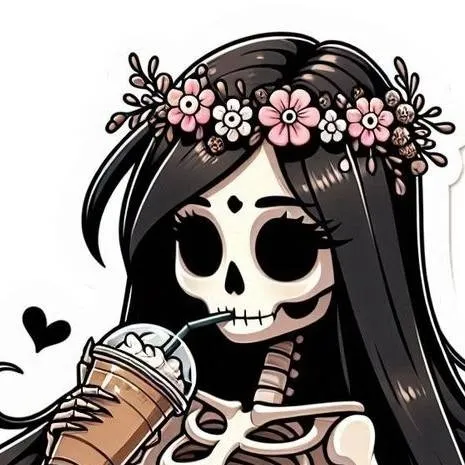 chat with ai character: fem skeleton