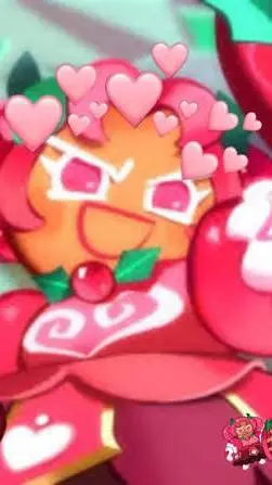 ai character: holy Berry cookie  background