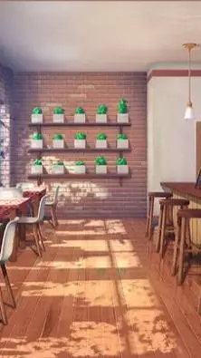 ai character: (COFFE SHOP🌷) background