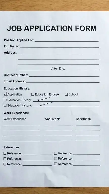 ai character: Job Application background