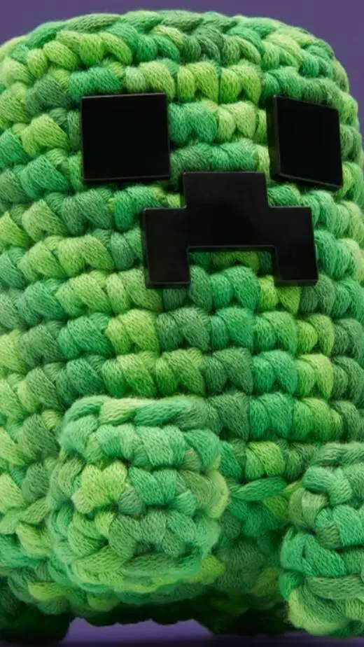 ai character: Nice cute creeper background