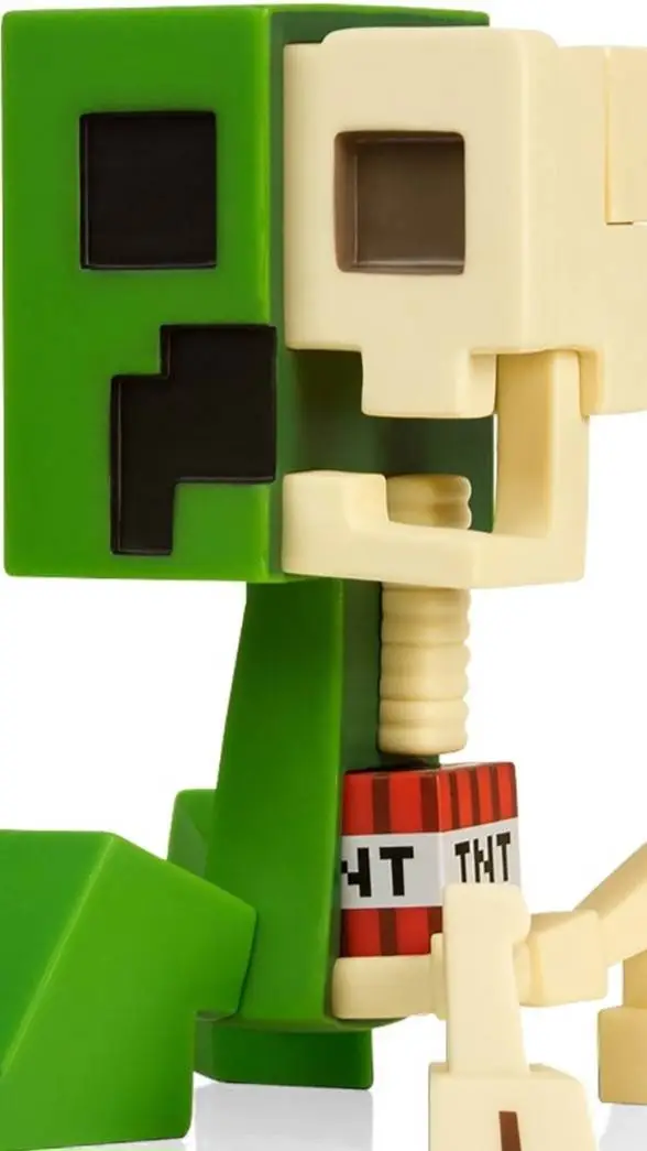 ai character: creeper skeleton background