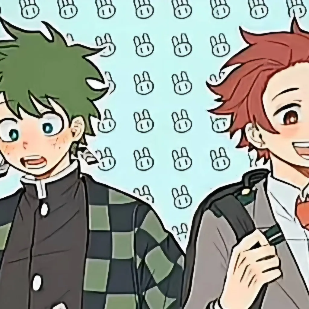 chat with ai character: deku and tanjiro
