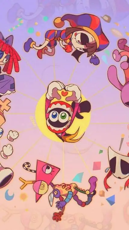 ai character: digital circus  background