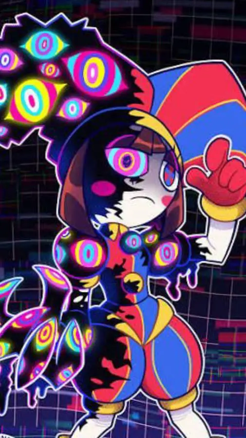 ai character: pomni asdraida background