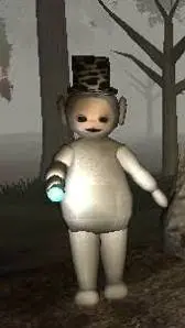 ai character: slendytubbies  background