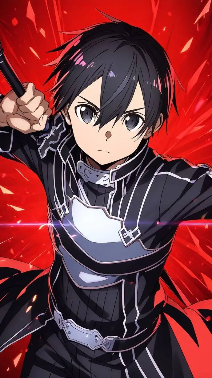 ai character: Kazuto kirigaya  background