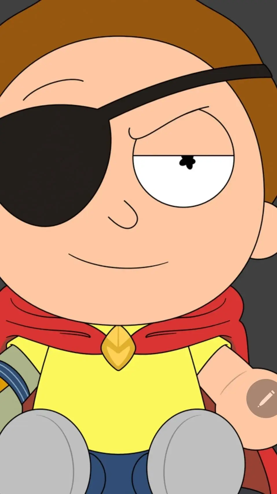 ai character: Evil Morty background