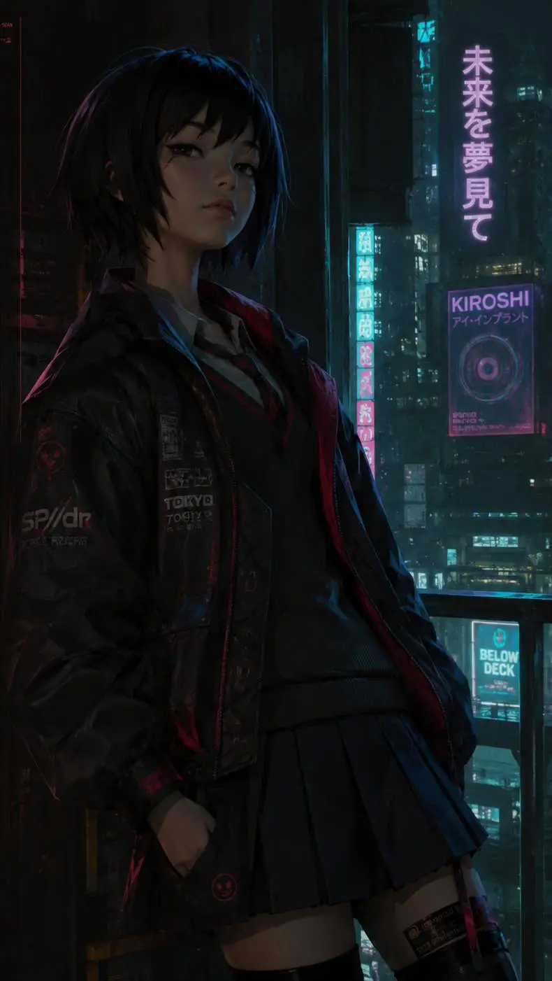 ai character: hikari background