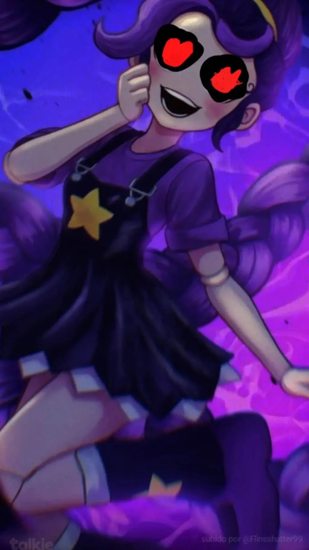 ai character: lily love braids background