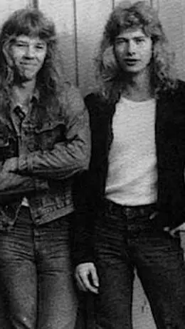 ai character: Metallica 1982 background