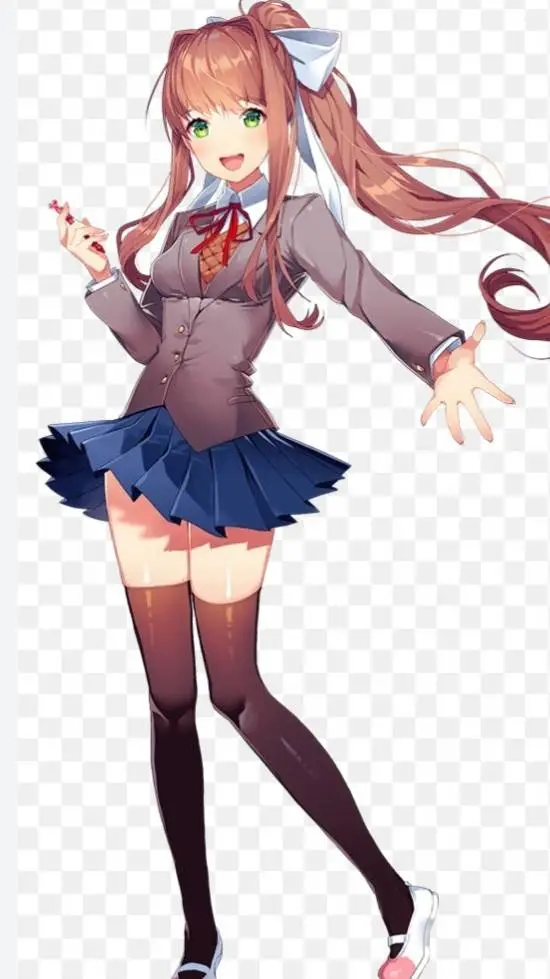 ai character: monika background