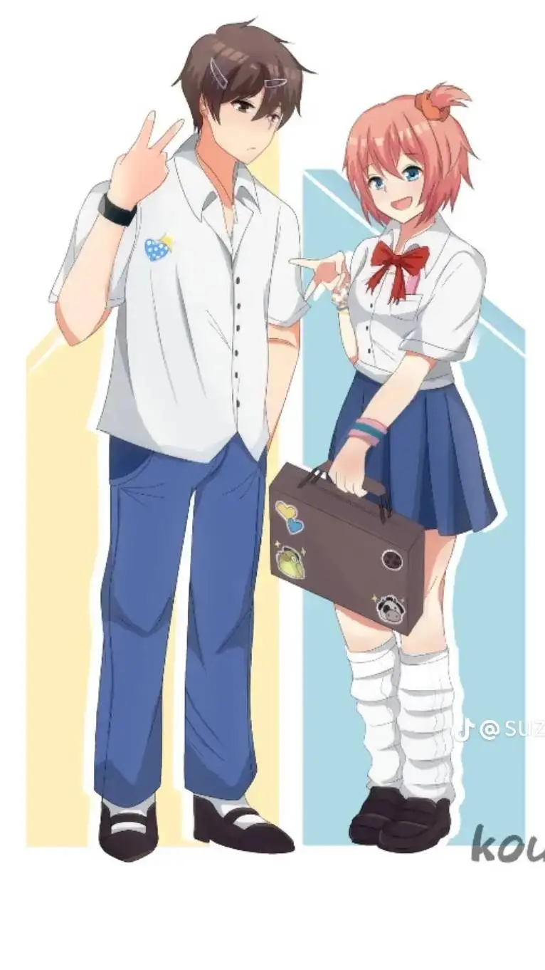 ai character: sayori  background