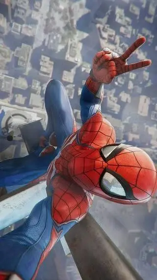 ai character: Spiderman(PS4) background