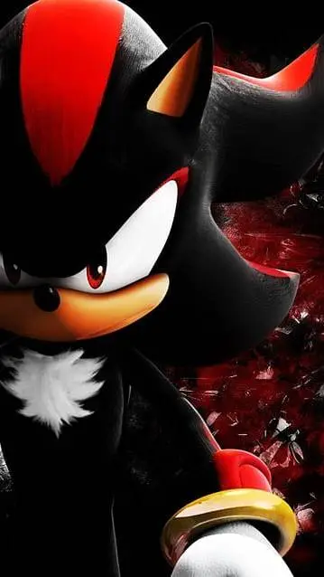 ai character: ShadowThe hedgehog background