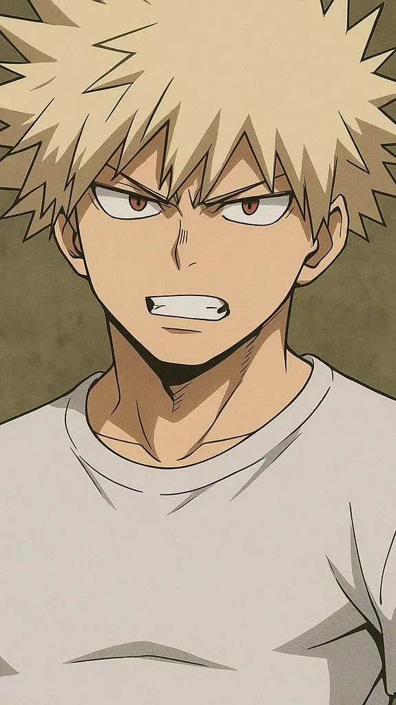 ai character: Katsuki Bakugo background