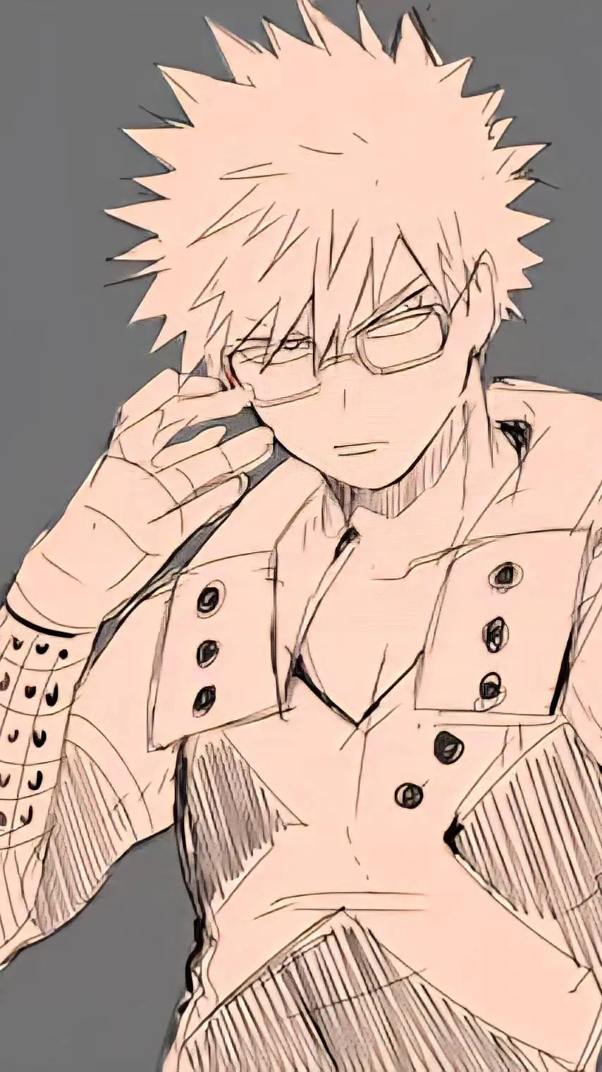 ai character: Bakugo's glasses!? background