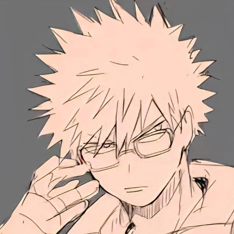 chat with ai character: Bakugo's glasses!?