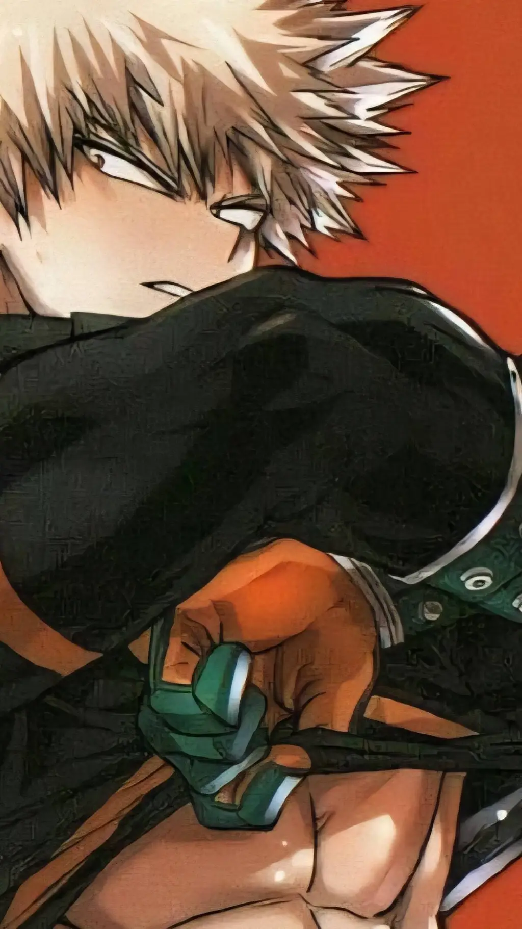 ai character: Bakugo (Mha) background