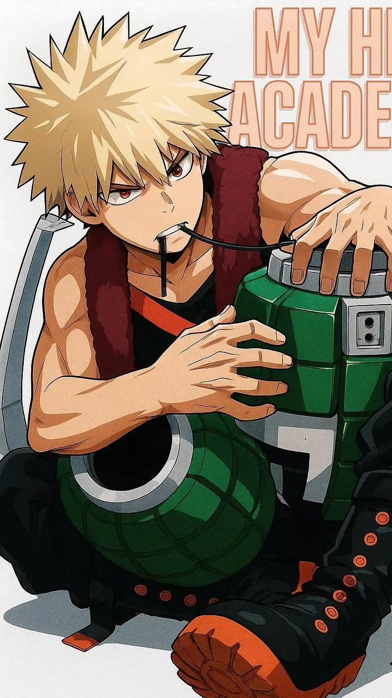 ai character: Katsuki Bakugo  background