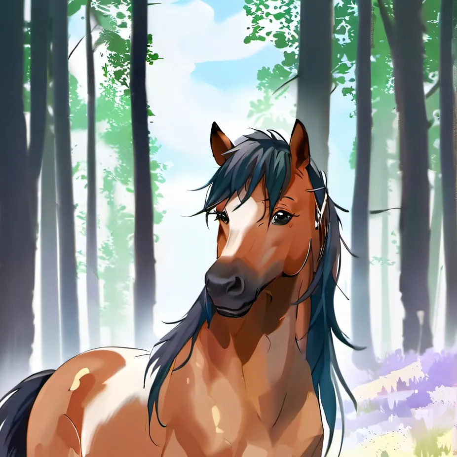 chat with ai character: Bakugo and a horse