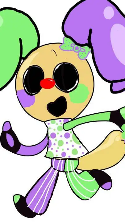 ai character: Looey💛💚💜 background