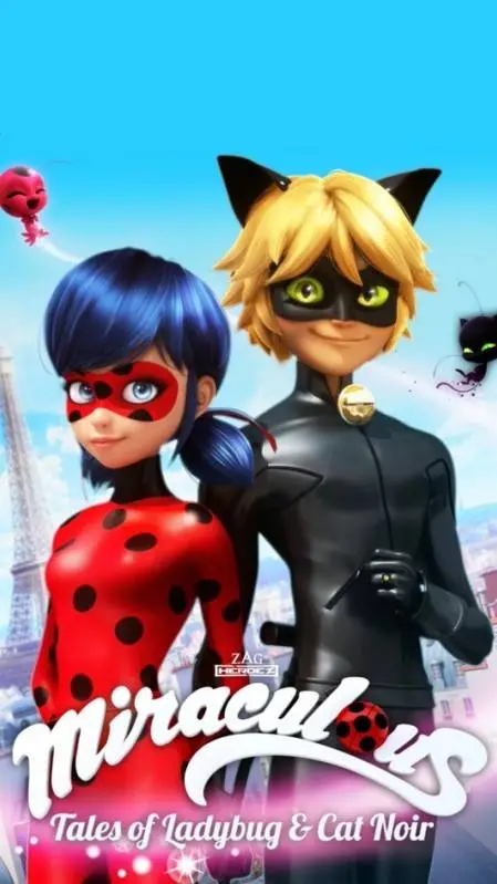 ai character: Miraculous ladybug background