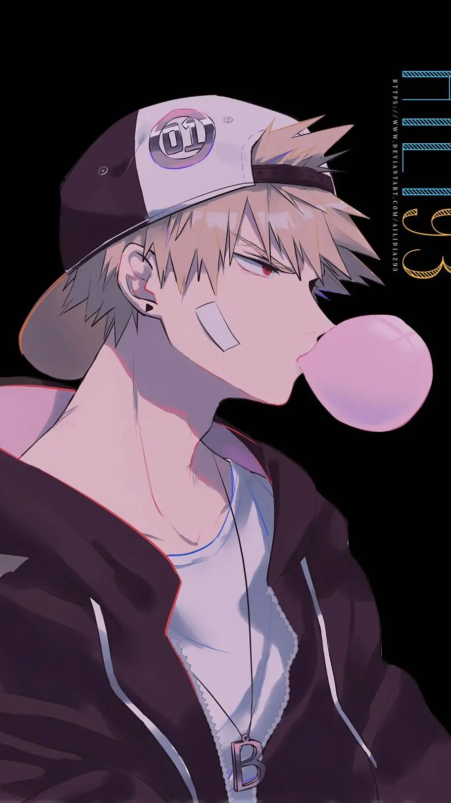 ai character: bakugo katsuki dad background