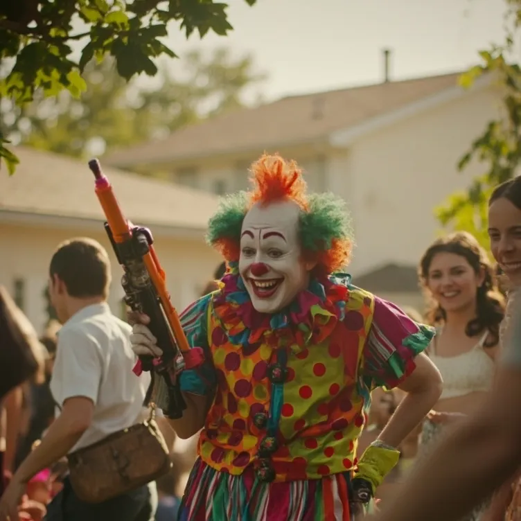 chat with ai character: Teddy clown
