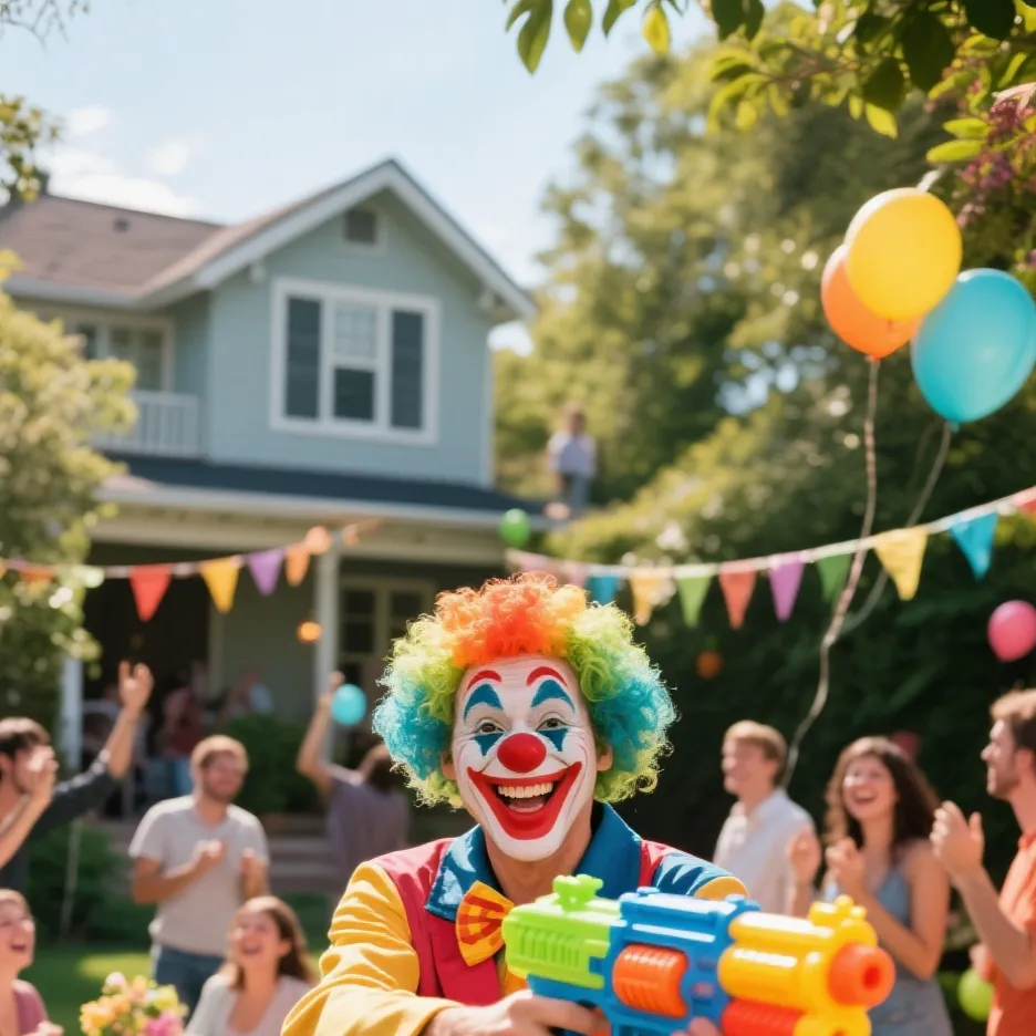 chat with ai character: Teddy clown