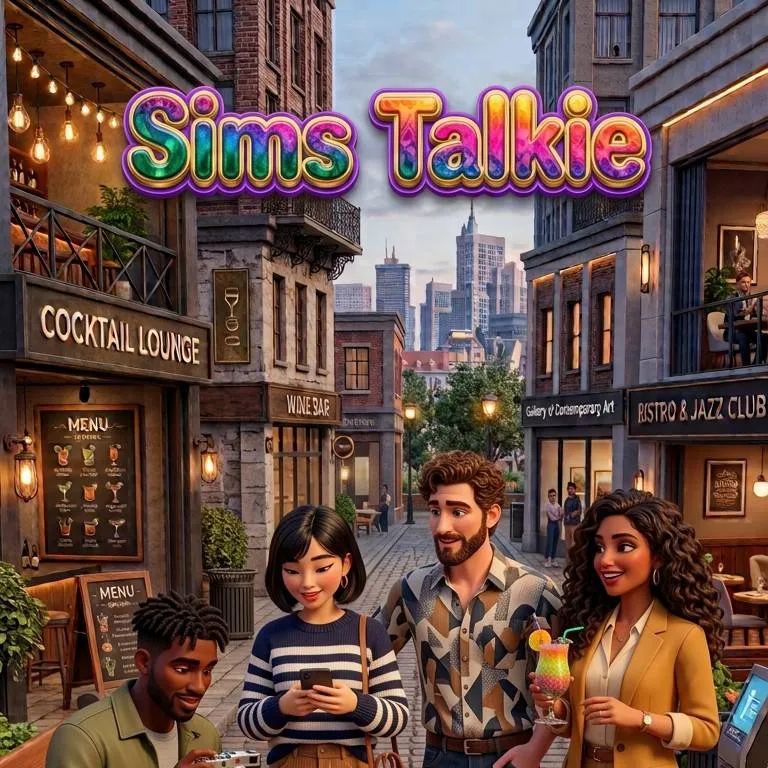 chat with ai character: Sims talkie